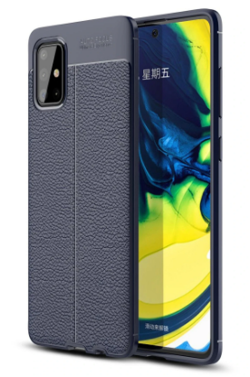 Newface Samsung Galaxy A71 Kılıf Auto Focus Kapak - Lacivert resmi