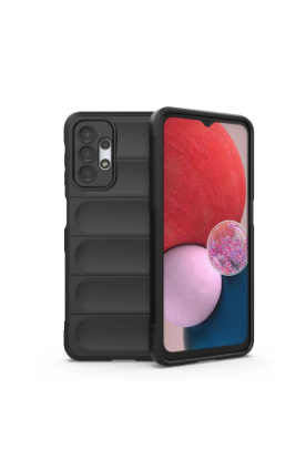 Newface Samsung Galaxy A13 4G Kılıf Optimum Silikon - Siyah resmi