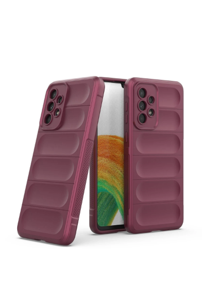 Newface Samsung Galaxy A33 5G Kılıf Optimum Silikon - Bordo resmi