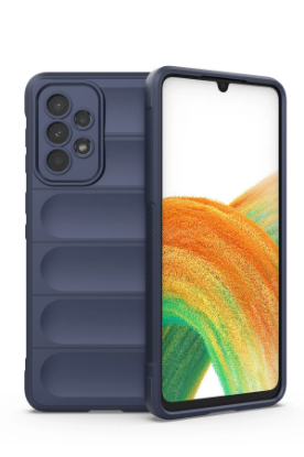 Newface Samsung Galaxy A33 5G Kılıf Optimum Silikon - Lacivert resmi