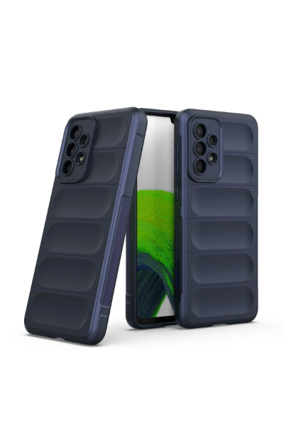 Newface Samsung Galaxy A33 5G Kılıf Optimum Silikon - Lacivert resmi