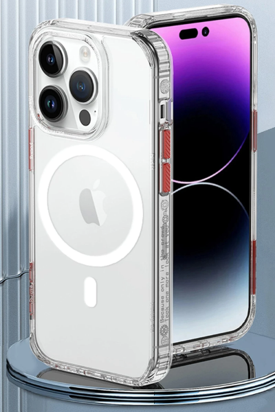Joko iPhone 14 Pro Max Kılıf Ramos Magsafe Kapak - Şeffaf resmi