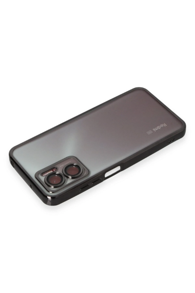 Newface Xiaomi Redmi 10 5G Kılıf Razer Lensli Silikon - Siyah resmi