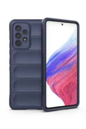 Newface Samsung Galaxy A53 5G Kılıf Optimum Silikon - Lacivert resmi