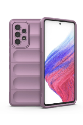 Newface Samsung Galaxy A53 5G Kılıf Optimum Silikon - Mor resmi