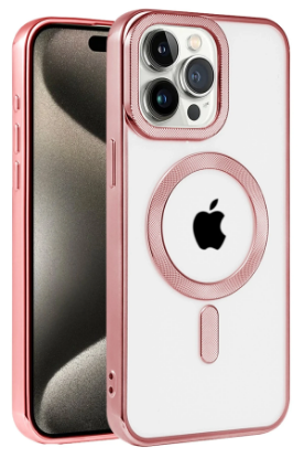 Newface iPhone 14 Pro Kılıf Kronos Magsafe Kapak - Rose Gold resmi