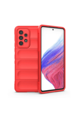 Newface Samsung Galaxy A73 5G Kılıf Optimum Silikon - Kırmızı resmi