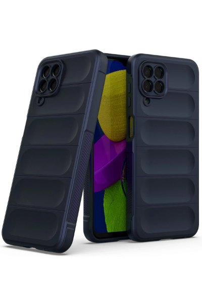Newface Samsung Galaxy M33 Kılıf Optimum Silikon - Lacivert resmi