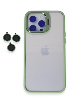 Joko iPhone 14 Pro Max Kılıf Roblox Lens Standlı Kapak - Yeşil resmi