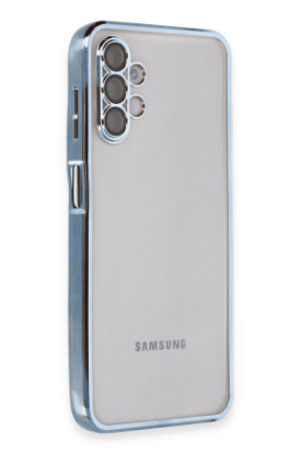 Newface Samsung Galaxy A04S Kılıf Razer Lensli Silikon - Açık Mavi resmi