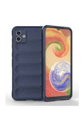 Newface Samsung Galaxy A04E Kılıf Optimum Silikon - Lacivert resmi