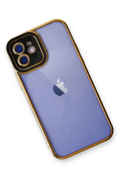 Newface iPhone 12 Kılıf Liva Lens Silikon - Siyah resmi
