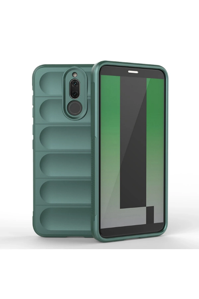 Newface Huawei Mate 10 Lite Kılıf Optimum Silikon - Koyu Yeşil resmi