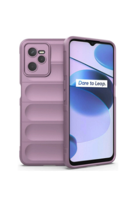 Newface Realme C35 Kılıf Optimum Silikon - Mor resmi
