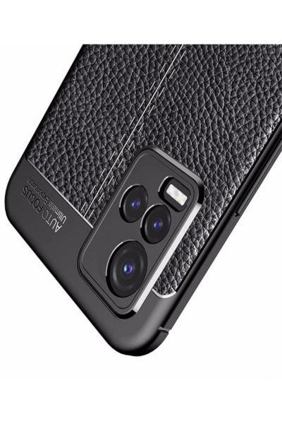 Newface Vivo Y21S Kılıf Auto Focus Kapak - Lacivert resmi