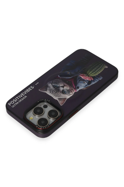 Joko iPhone 14 Pro Max Fun Magsafe Kapak - Derin Mor resmi