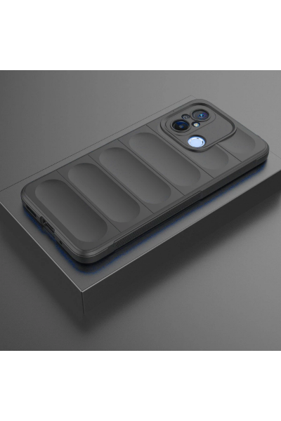 Newface Xiaomi Redmi 12C Kılıf Optimum Silikon - Siyah resmi
