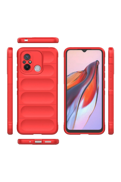 Newface Xiaomi Redmi 12C Kılıf Optimum Silikon - Kırmızı resmi