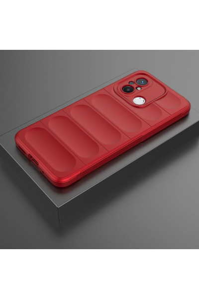 Newface Xiaomi Redmi 12C Kılıf Optimum Silikon - Kırmızı resmi