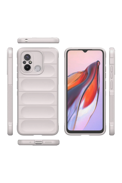 Newface Xiaomi Redmi 12C Kılıf Optimum Silikon - Krem resmi