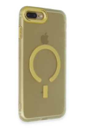 Newface iPhone 7 Plus Kılıf Troy Magsafe Kapak - Sarı resmi
