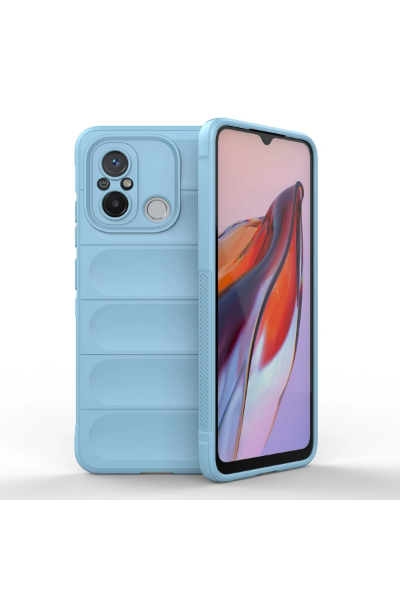 Newface Xiaomi Redmi 12C Kılıf Optimum Silikon - Sky Blue resmi