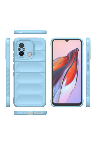 Newface Xiaomi Redmi 12C Kılıf Optimum Silikon - Sky Blue resmi