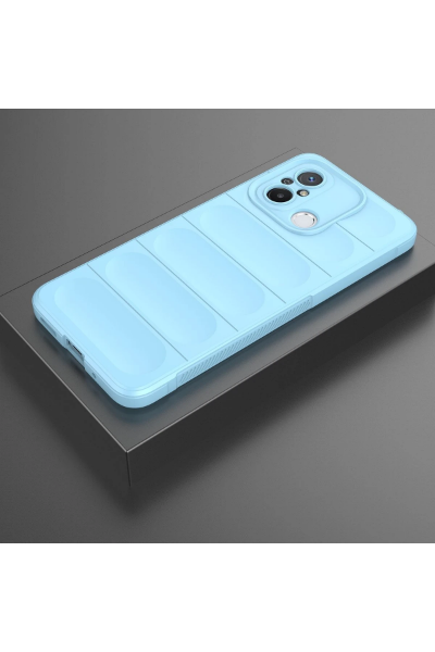 Newface Xiaomi Redmi 12C Kılıf Optimum Silikon - Sky Blue resmi