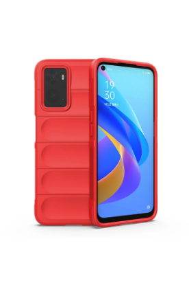Newface Realme 9i 4G Kılıf Optimum Silikon - Kırmızı resmi