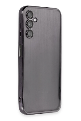 Newface Samsung Galaxy A14 4G Kılıf Razer Lensli Silikon - Siyah resmi