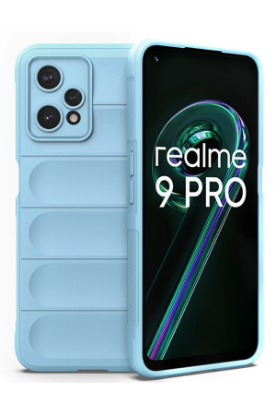 Newface Realme 9 Pro 5G Kılıf Optimum Silikon - Sky Blue resmi
