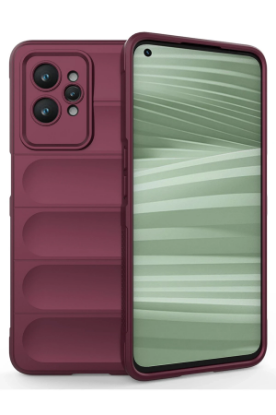 Newface Realme GT2 Pro 5G Kılıf Optimum Silikon - Bordo resmi