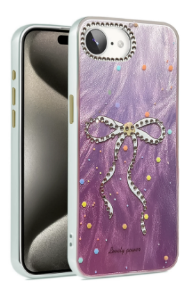 Newface iPhone 16E Kılıf Blade Aynalı Desenli Kapak - Desen 1 resmi