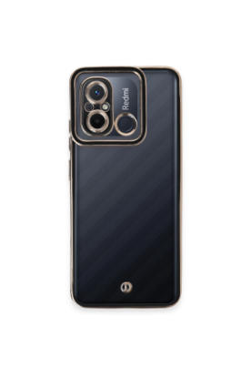 Newface Xiaomi Redmi 12C Kılıf Liva Lens Silikon - Siyah resmi