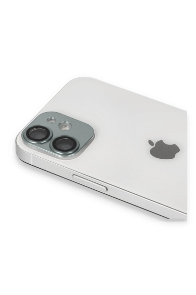 Newface iPhone 11 Pers Alüminyum Kamera Lens - Yeşil resmi