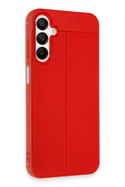 Newface Samsung Galaxy A55 5G Kılıf Auto Focus Kapak - Kırmızı resmi