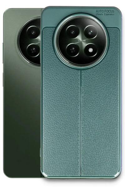 Newface Realme 12 5G Kılıf Auto Focus Kapak - Koyu Yeşil resmi