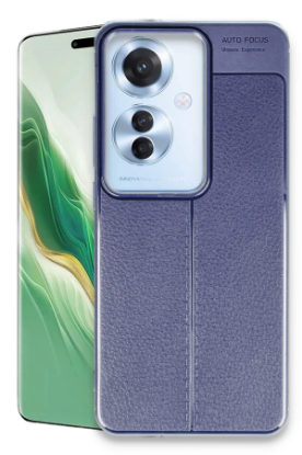 Newface Oppo Reno 11F Kılıf Auto Focus Kapak - Lacivert resmi