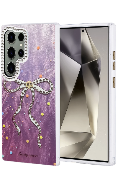 Newface Samsung Galaxy S24 Ultra Kılıf Blade Aynalı Desenli Kapak - Desen 1 resmi