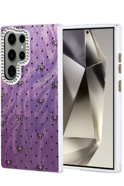 Newface Samsung Galaxy S24 Ultra Kılıf Blade Aynalı Desenli Kapak - Desen 2 resmi