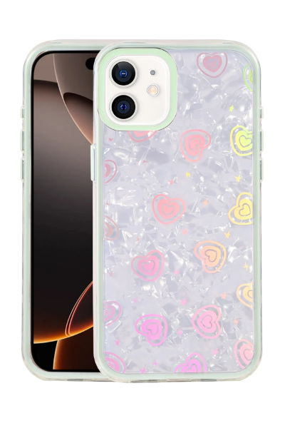 Newface Apple iPhone 11 Lumi Desenli Kapak - Açık Mavi resmi