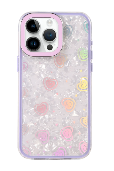 Newface Apple iPhone 11 Lumi Desenli Kapak - Mor resmi