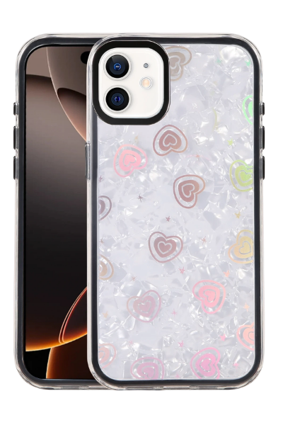 Newface Apple iPhone 11 Lumi Desenli Kapak - Siyah resmi