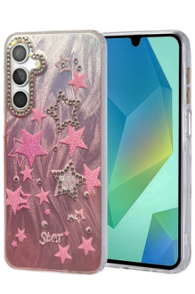 Newface Samsung Galaxy A25 5G Kılıf Blade Aynalı Desenli Kapak - Desen 7 resmi