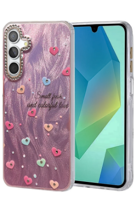 Newface Samsung Galaxy A25 5G Kılıf Blade Aynalı Desenli Kapak - Desen 8 resmi