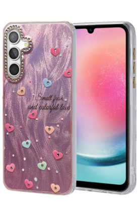 Newface Samsung Galaxy A24 4G Kılıf Blade Aynalı Desenli Kapak - Desen 8 resmi