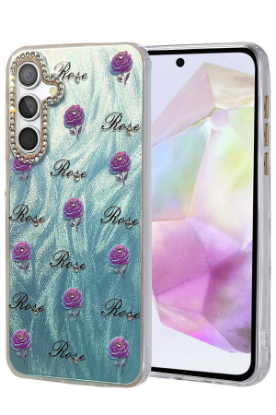 Newface Samsung Galaxy A35 5G Kılıf Blade Aynalı Desenli Kapak - Desen 9 resmi