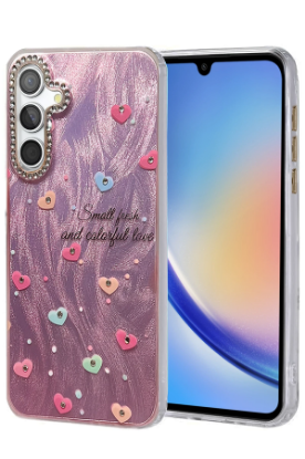 Newface Samsung Galaxy A34 5G Kılıf Blade Aynalı Desenli Kapak - Desen 8 resmi