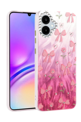 Newface Samsung Galaxy A06 Kılıf Blade Aynalı Desenli Kapak - Desen 3 resmi