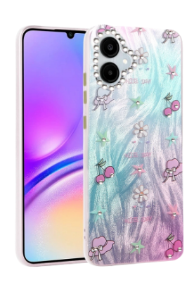 Newface Samsung Galaxy A06 Kılıf Blade Aynalı Desenli Kapak - Desen 4 resmi